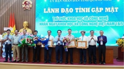 Quang Ngai : hommage aux intellectuels à l'occasion de la Journée des sciences et des technologies du Vietnam