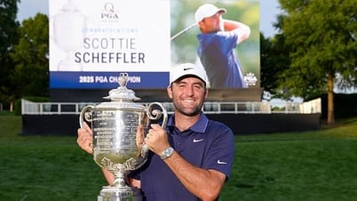 スコッティ・シェフラーがPGAチャンピオンシップで優勝、自身3度目のメジャータイトル獲得
