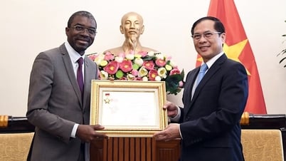El viceprimer ministro Bui Thanh Son recibe al director del Centro del Patrimonio Mundial de la UNESCO