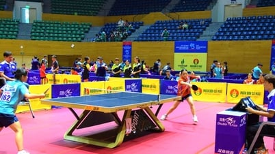 Khởi tranh giải bóng bàn VĐQG báo Nhân Dân: Sát hạch lực lượng cho SEA Games 33