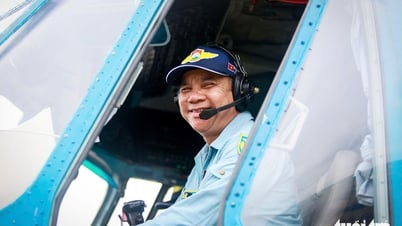 El piloto relata el momento 'sobrevolando el mar de banderas rojas el 30 de abril, su corazón temblaba por la Patria'