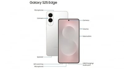 Les photos officielles du Samsung Galaxy S25 Edge dévoilées avec de nombreux détails intéressants