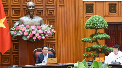 [Ảnh] Thủ tướng Phạm Minh Chính chủ trì cuộc họp về triển khai dự án tuyến đường sắt Lào Cai-Hà Nội-Hải Phòng