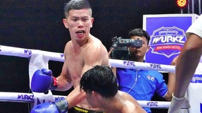 Dàn võ sĩ kickboxing Campuchia đến Vĩnh Hy thách đấu