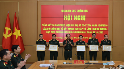 คณะกรรมการพรรคของแผนกกองควบคุมดูแลสรุปการดำเนินการตามคำสั่ง 05 ของโปลิตบูโรตลอด 10 ปี