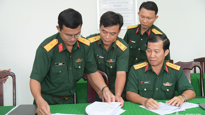 Militärregion 9: Inspektion der Arbeiten zum Aufbau von Milizen und Selbstverteidigungskräften in Kien Giang