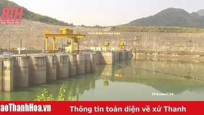Thủy điện Trung Sơn bảo đảm cung ứng nước, phát điện trong mùa cạn 2024-2025