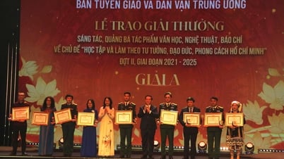 Giải thưởng sáng tác, quảng bá tác phẩm về học và làm theo Bác trao giải A cho 12 tác phẩm xuất sắc