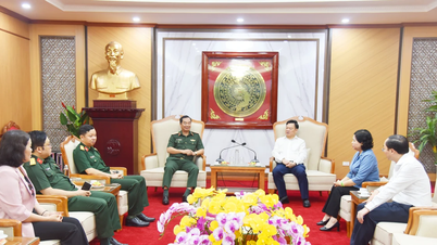 Thiếu tướng Trương Mạnh Dũng, Tân Tư lệnh Quân khu 1, chào xã giao Thường trực Tỉnh ủy Bắc Kạn
