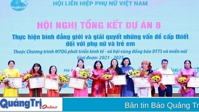 Quảng Trị có một cá nhân điển hình trong triển khai thực hiện dự án 8