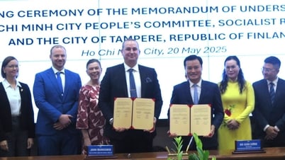 Ciudad Ho Chi Minh y Tampere (Finlandia) firmaron un memorando de entendimiento sobre cooperación.