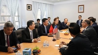 รัฐมนตรีว่าการกระทรวงอุตสาหกรรมและการค้าเหงียน ฮ่อง เดียน ทำงานร่วมกับบริษัทชั้นนำของสหรัฐฯ