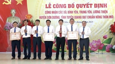 Binh Yen, Trung Yen 및 Luong Thien 마을은 새로운 농촌 기준을 충족합니다.