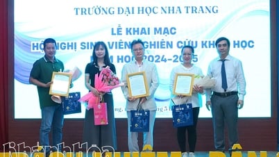 Trường Đại học Nha Trang tổ chức hội nghị sinh viên nghiên cứu khoa học năm học 2024 - 2025