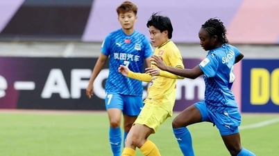 Club féminin de HCMC - Wuhan Jiangda (première mi-temps) 0-0 : Wuhan Jiangda presse le terrain