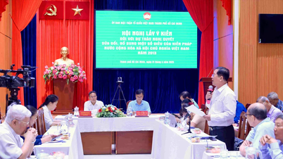 Vietnam Fatherland Front Committee of Ho Chi Minh City organizes to collect opinions on amending the 2013 Constitution