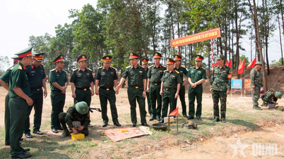Tư lệnh Quân đoàn 12 kiểm tra Trung đoàn 165