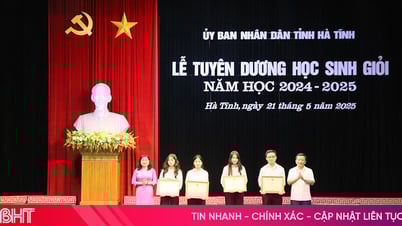 Hà Tĩnh tuyên dương học sinh giỏi năm học 2024 - 2025