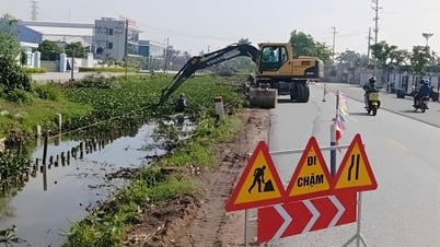 キムタン地区を通る国道17B区間の緊急補修・改修