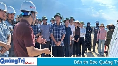 Kiểm tra tiến độ thi công dự án Khu bến cảng Mỹ Thủy