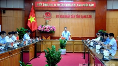 UBND tỉnh xem xét tiến độ triển khai các dự án thuộc Đề án thí điểm xây dựng cửa khẩu thông minh - Báo và Đài Phát thanh Truyền hình Lạng Sơn