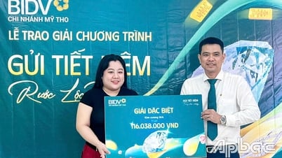 BIDVミトー：「お金を貯めて、黄金の富を得る」プログラム特別賞授賞式