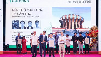 Hung King Temple in Can Tho City won Bronze Prize in the Public Architecture category.