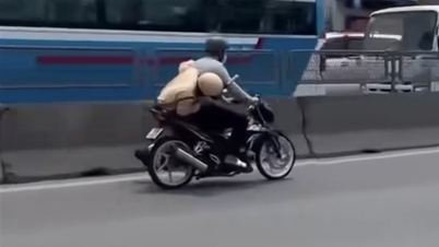 Đang làm rõ clip người vi phạm tháo chạy để CSGT đu bám trên xe