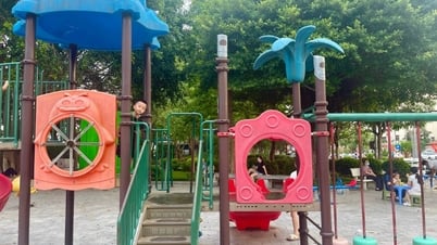 Khu vui chơi trẻ em Công viên Chi Lăng xuống cấp nghiêm trọng - Báo và Đài Phát thanh Truyền hình Lạng Sơn