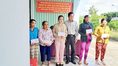Regelmäßig Kontakt aufnehmen und Opfern von Agent Orange helfen