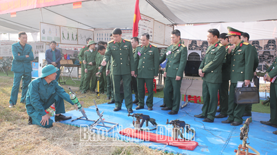 กองกำลังทหารจังหวัดแข่งขันกันฝึกฝนให้ดีและฝึกซ้อมอย่างเคร่งครัด
