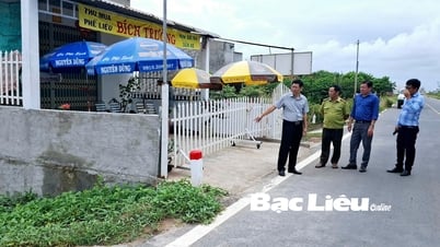 Phát hiện nhiều công trình, nhà ở xây dựng trái phép trong hành lang bảo vệ đê