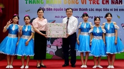 하이즈엉은 아동보육, 교육, 보호 활동에 많은 자원을 할당합니다.