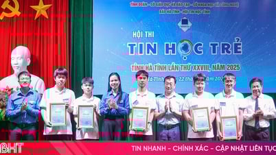 Trao 75 giải thưởng tại hội thi Tin học trẻ tỉnh Hà Tĩnh năm 2025