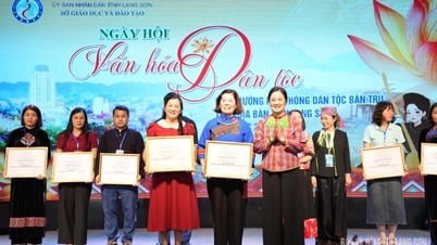 Bế mạc Ngày hội văn hoá dân tộc các trường phổ thông dân tộc bán trú năm học 2024 - 2025 - Báo và Đài Phát thanh Truyền hình Lạng Sơn