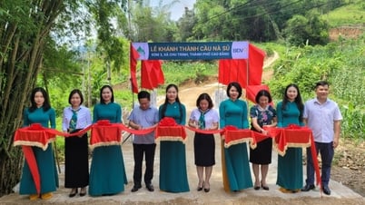 Khánh thành công trình cầu Nà Sủ, xóm 3, xã Chu Trinh (Thành phố) - Báo Cao Bằng điện tử