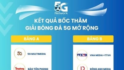 فريق كرة القدم لصحيفة تيان فونج يشارك في بطولة 5G المفتوحة لكرة القدم للاحتفال بالذكرى المئوية ليوم الصحافة الثورية في فيتنام
