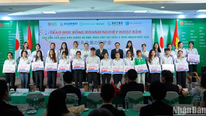 Une entreprise japonaise octroie plus de 340 millions de VND de bourses aux étudiants de Da Nang