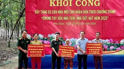 District de Phu Giao : Début de la construction des maisons de gratitude et de solidarité