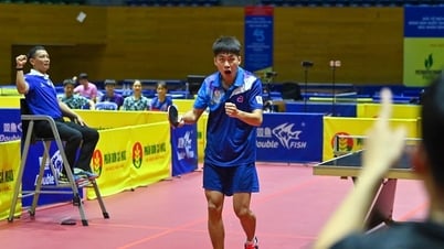 CAND T&T table tennis star causes shock, spectacularly defeats former SEA Games champion
