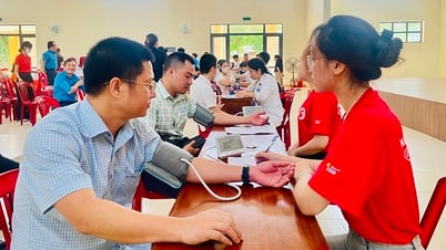 Tiếp nhận 416 đơn vị máu tại ngày hội hiến máu tình nguyện