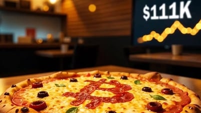 ビットコインピザデーでビットコインが過去最高値の11万1000ドルを記録