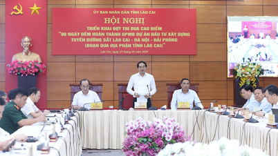 Thi đua cao điểm 90 ngày đêm hoàn thành giải phóng mặt bằng Dự án đầu tư xây dựng tuyến đường sắt Lào Cai - Hà Nội - Hải Phòng