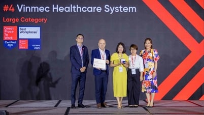Vinmec ได้รับเกียรติให้เป็น “5 อันดับสถานที่ทำงานที่ดีที่สุดในเวียดนาม”
