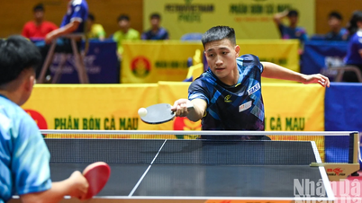 [Photo] Top players gather at the 2025 Nhan Dan Newspaper National Table Tennis Championship