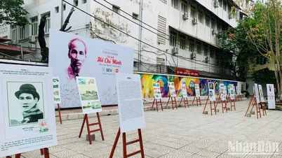 Learn about the life and career of President Ho Chi Minh through stamps and postcards