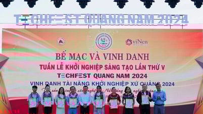 Quang Nam se esfuerza por tener entre 10 y 15 proyectos participando en competencias de startups regionales y nacionales cada año.