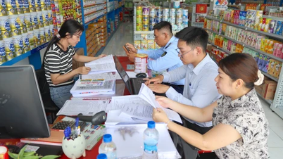 Inspección de seguridad alimentaria en el distrito de Go Dau
