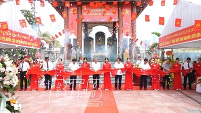 Tay Luong (Tien Hai) held the inauguration ceremony of the Martyrs Memorial