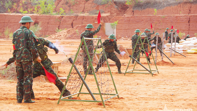 Bộ CHQS tỉnh Bình Thuận: Chiến sĩ mới đánh thuốc nổ bài 1 đạt giỏi